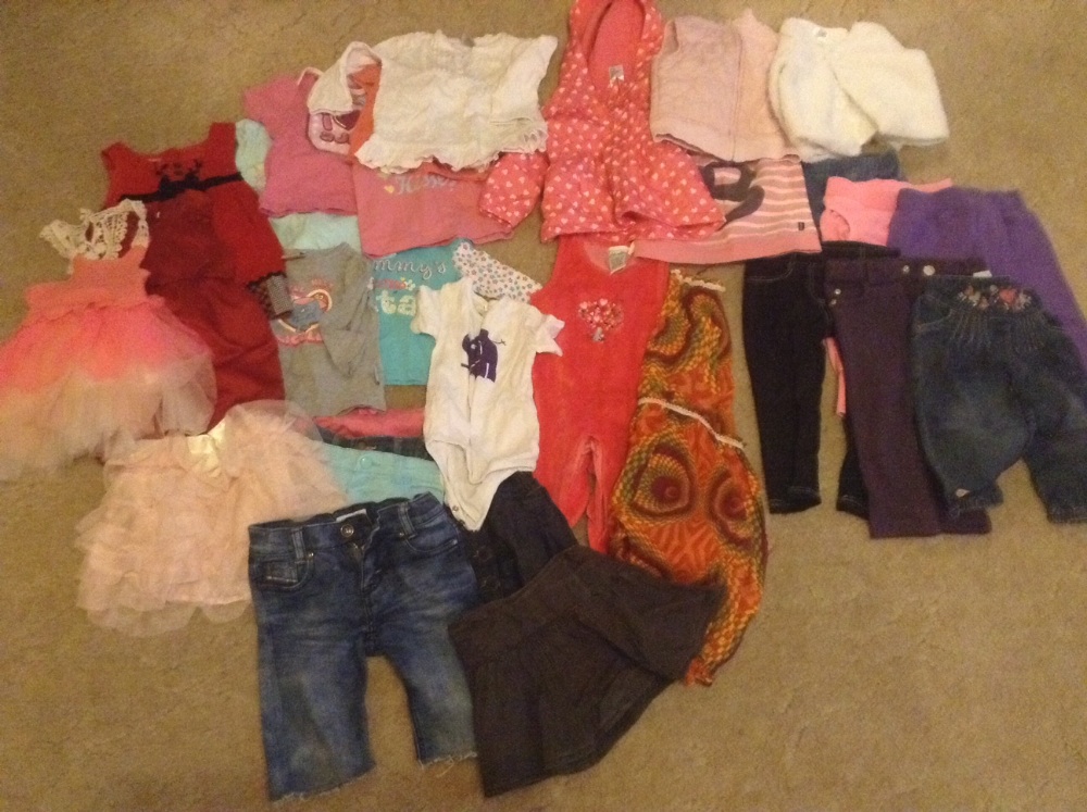 BARGAIN bags of girl clothes 0-3 yrs old + toys + new bottles etc